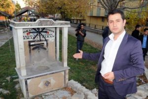 Şehidin adının verildiği &ccedil;eşmenin tahrip edilmesine tepki