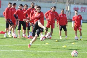 Samsunspor gol &ccedil;alıştı