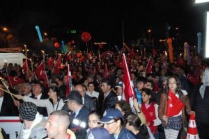 Muğla'da Cumhuriyet y&uuml;r&uuml;y&uuml;ş&uuml; ilgi g&ouml;rd&uuml;