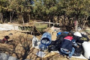 Ka&ccedil;ırılan vatandaşlar yerine esrar buldular