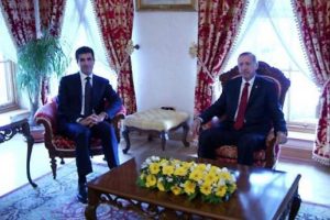 Erdoğan Ne&ccedil;irvan Barzani ile g&ouml;r&uuml;şt&uuml;