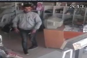 &Ouml;nce kameraya sonra polise yakalandı