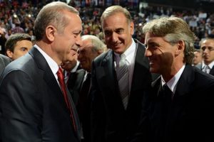Erdoğan ile Mancini arasında derin sohbet