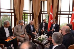 G&uuml;l, İran Dışişleri Bakanını kabul etti