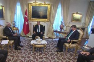 Erdoğan Muhammed Cevad Zarif ile g&ouml;r&uuml;şt&uuml;