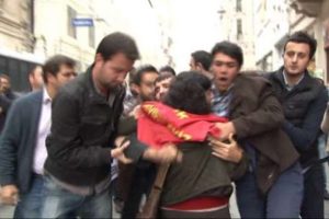 Taksim'de gergin anlar
