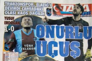 "Taraftar daha iyi oynamalısınız mesajı veriyor"