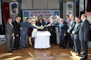Cumhuriyetin 90. yılına coşkulu kutlama