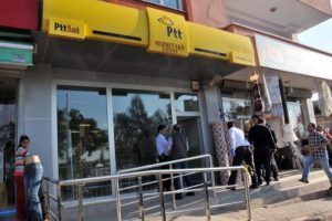 PTT Bank şubesine soygun