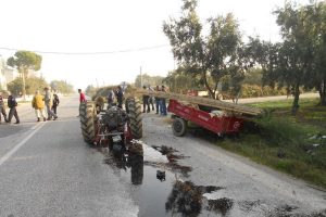 Bursa'da trakt&ouml;rler &ccedil;arpıştı