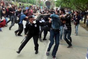 Antalya'da olaylı Y&Ouml;K protestosu