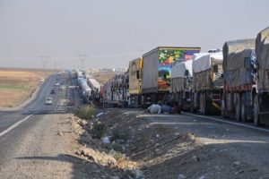 Habur'da 40 km'lik TIR kuyruğu