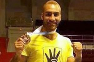 Mısırlı sporculara Rabia işareti yasak