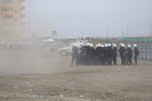 Nusaybin'de "g&uuml;venlik duvarı" protestosu