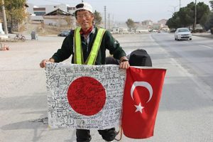 &Ccedil;in'den yola &ccedil;ıktı &Ccedil;orum'a vardı