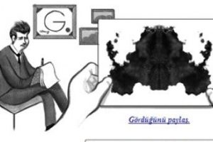 Hermann Rorschach 129'ncu doğum g&uuml;n&uuml; i&ccedil;in &ouml;zel google doodle