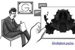 Hermann Rorschach's 129th birthday: Google doodles an inkblot test