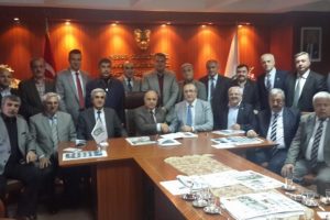 AK Parti Nil&uuml;fer İl&ccedil;e Başkanlığı'ndan BESOB'a ziyaret