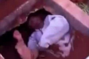 Mezardan canlı kol ve baş &ccedil;ıkınca hayatının şokunu yaşadı