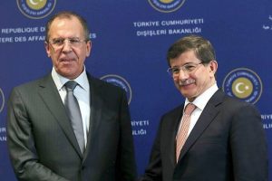 Davutoğlu ile Lavrov "Cenevre"yi g&ouml;r&uuml;şt&uuml;