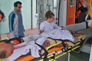 Ko&ccedil; yaşlı kadını hastanelik etti
