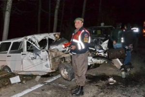 Simav'da zincirleme kaza