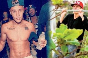 Bieber kaslı v&uuml;cudunu barfikse bor&ccedil;lu