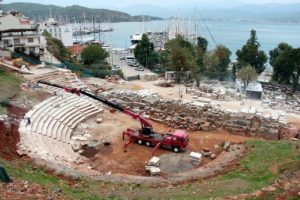 Antik tiyatronun restorasyonu 2014 yaz sonuna kaldı