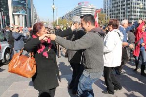 Ankara'da bir garip eylem
