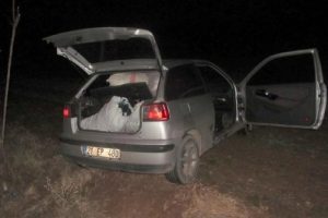 Otomobilde 62 kilo esrar ele ge&ccedil;irildi