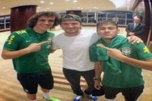 Naymar ve Luiz'in Beckham hayranlığı