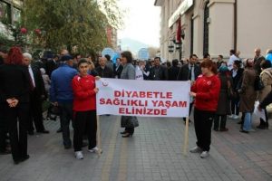 Diyabete karşı y&uuml;r&uuml;d&uuml;ler