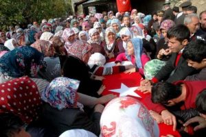 Şehit askere veda