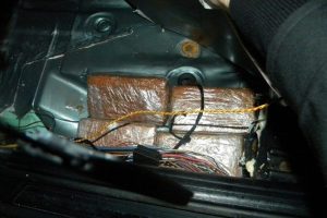 Otomobilde 17 kilo eroin bulundu