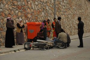 Bursa'da motosiklet s&uuml;r&uuml;c&uuml;s&uuml; &ouml;l&uuml;mden d&ouml;nd&uuml;