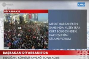 TRT'den Erdoğan'a 'K&uuml;rdistan' sans&uuml;r&uuml;