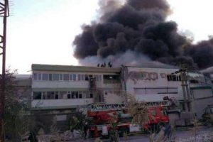 Fabrika yangınında can pazarı