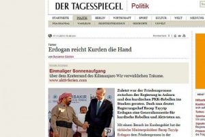 Erdoğan-Barzani g&ouml;r&uuml;şmesi Alman basınında
