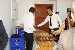 Bira kasasında meyve suyu