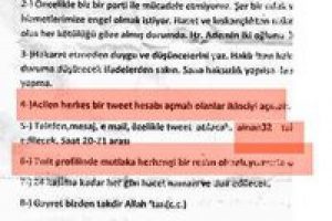 Sosyal medyaya bomba gibi d&uuml;şen belge
