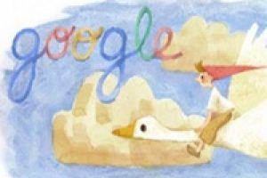 Google doodle Selma Lagerl&ouml;f'&uuml;n U&ccedil;an Kaz'ı