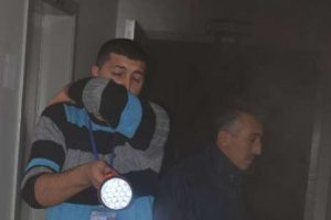Hastanede yangın paniği