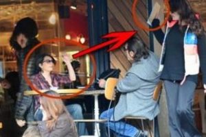 Eski eşi yeni sevgilisiyle gelince...