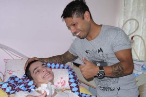 Alanzinho'dan anlamlı ziyaret