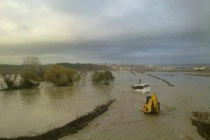 Edirne'de dere taştı!