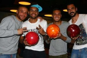 Beşiktaşlı oyuncular bowlingle stres attı