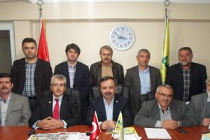 B&uuml;y&uuml;kşehir Belediye Başkan Adayı Terzioğlu'ndan ASKON'a ziyaret...