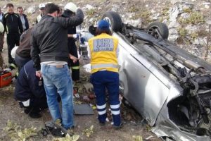 Nişan d&ouml;n&uuml;ş&uuml; kaza: 4 yaralı