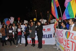 Gaziantep'te kadına şiddet eylemi