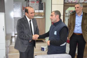 Edebali'nin esnaf ziyaretleri s&uuml;r&uuml;yor